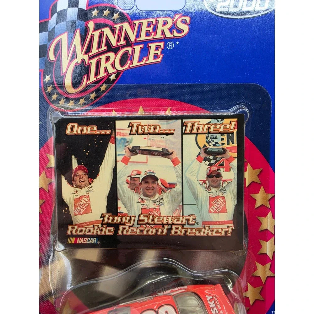 Tony Stewart NASCAR 2000 Winners Circle Rookie Record Breaker Home Depot Car 20